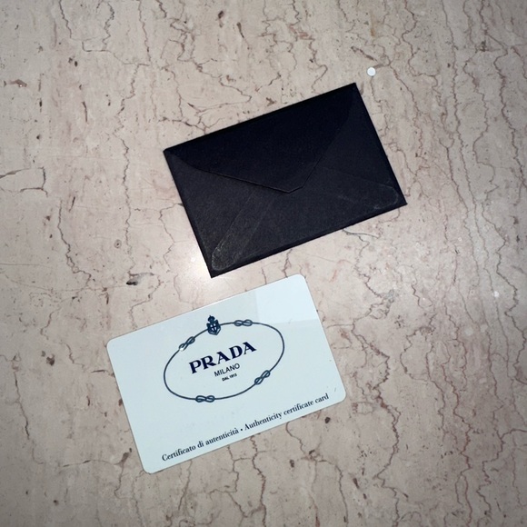 Prada Classic Baby Blue Saffiano Leather Zip Around Wallet - Picture 10 of 12